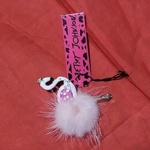 PINK FLAMINGO BROOCH